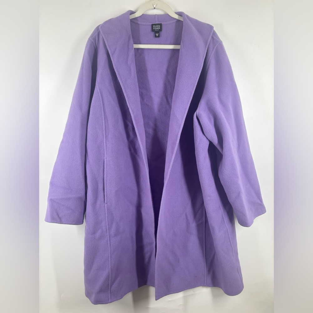 NWOT Eileen Fisher Wool And Cashmere Coat XXL
